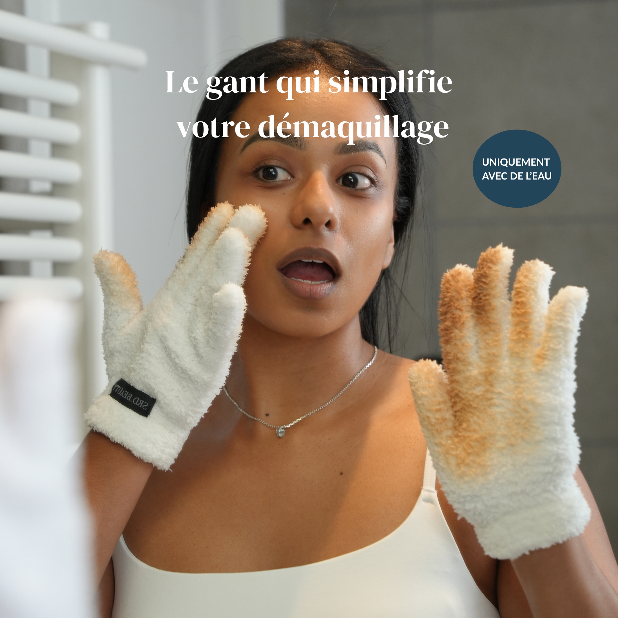 Gant Démaquillant Réutilisable