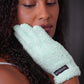 Gant Démaquillant / Nettoyant visage - ⁠Bleu turquoise