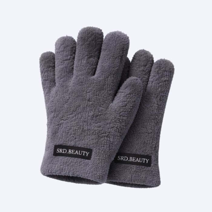 Gant Démaquillant Réutilisable - Gris